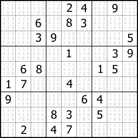 Printable Sudoku Medium Level