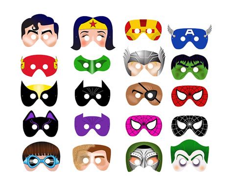Printable Super Hero Mask