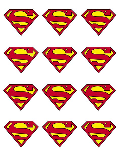 Printable Superman Logo