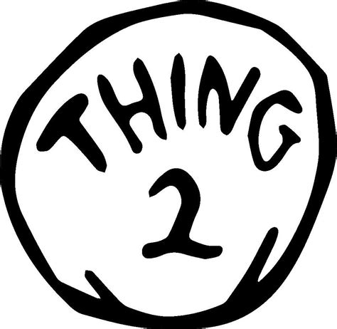 Printable Thing 2 Logo