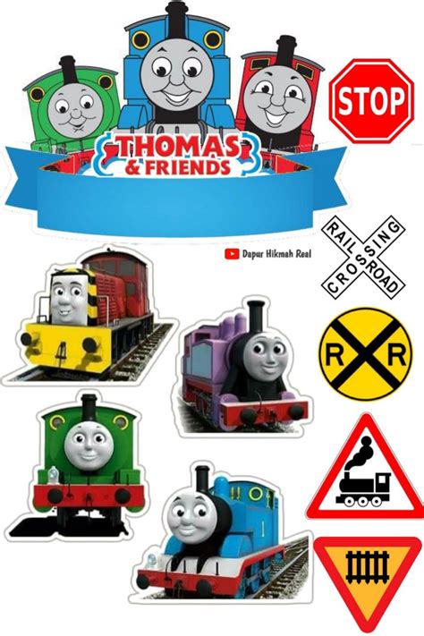 Printable Thomas Cake Topper