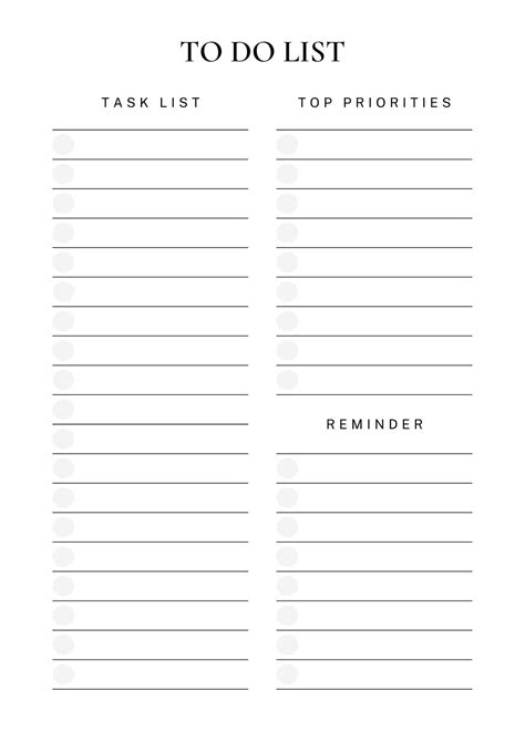 Printable To Do List Worksheet To Do Lists Printable Organization Printables To Do List