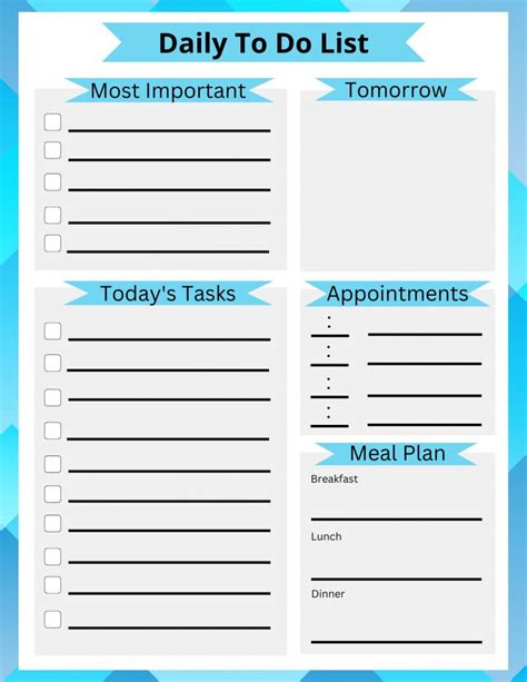 Printable To Do Lists For Work Examples And Forms within Printable