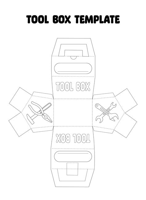 Printable Tool Box Template Printable Templates