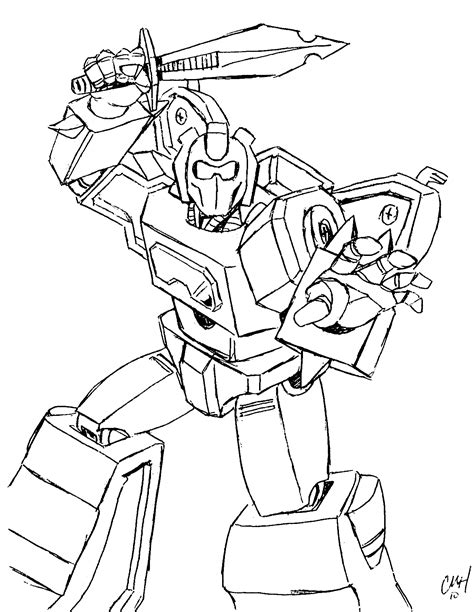 Printable Transformers Coloring Pages