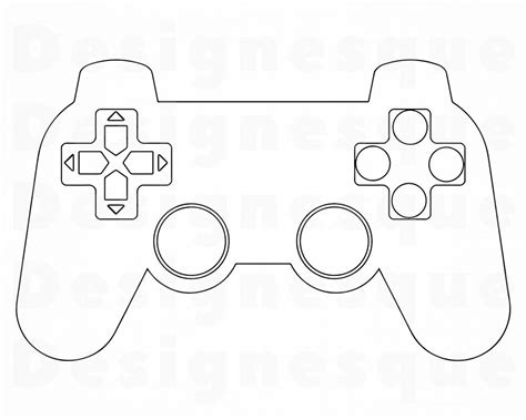 Printable Video Game Controller Template Printable Templates