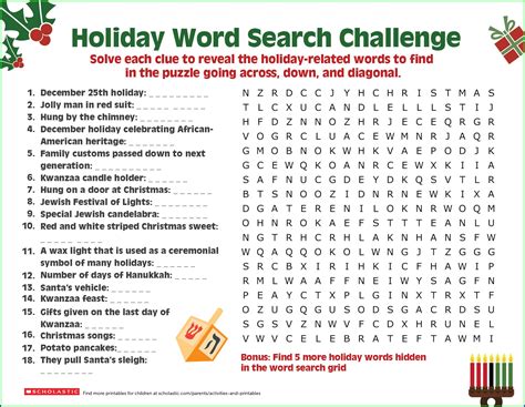 Printable Winter Word Search Hard Worksheet Resume Examples