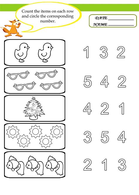 Printable Worksheets For 4 Year Olds