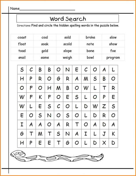 Printable Worksheets For Third Graders