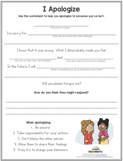 Printable Worksheets On Appropriate Behavior