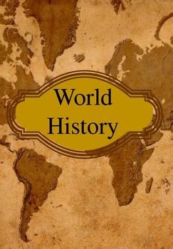 Printable World History Binder Cover