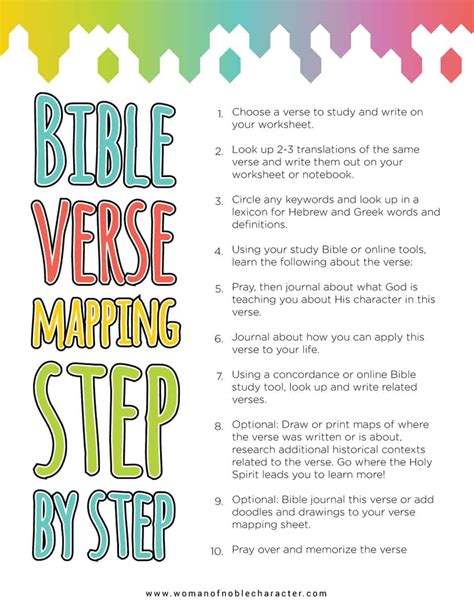 Check out our bible verse mapping printable selection for the