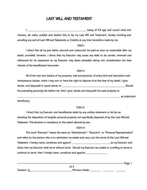 Printable blank last will and testament template uk. Things To Know About Printable blank last will and testament template uk. 