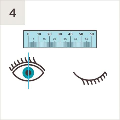 Printable printable pupillary distance ruler lotusklim