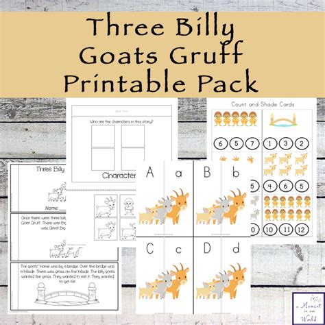 Printables Archives Simple Living. Creative Learning Billy goats gruff, Creative learning