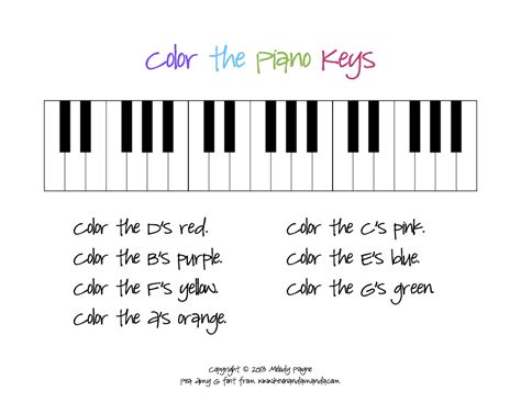 Printables Color In My Piano