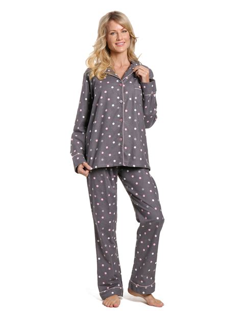 Printed flannel pajama set for women. Women's Checked Family Christmas Pyjama Set. £30. M&S Collection Cotton Modal Pyjama Set. Cool Comfort™ Technology. £35. M&S Collection Personalised Women's Revere Pyjama Set. £15. ... Cotton Rich Heart Print Pyjama Set. £10. Body by M&S Body Soft™ Lace Detail Pyjama Top. £15. M&S Collection Pure Cotton Checked Pyjama Set. … 