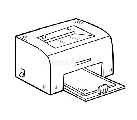 Printer Coloring Page