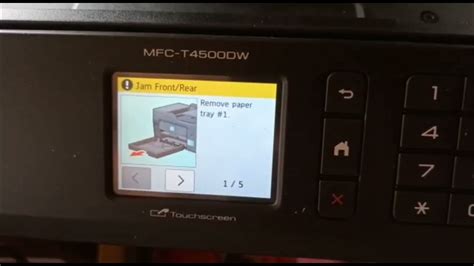 Printer Jam or Paper Jam MFC‑T4500DW - support.brother.com