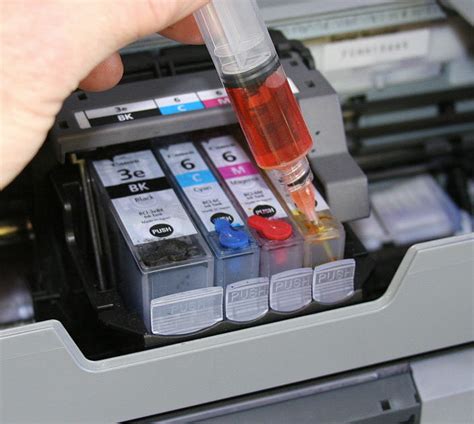 Printer cartridge filler. SpencerLab Sept 2021 study of printer inks sold in North America commissioned by HP for on-average performance of 16 brands of non-HP refill, remanufactured, and imitation cartridges vs. Original HP Ink SKUs 952XL, 63XL, 902XL, 950XL, 951XL. 
