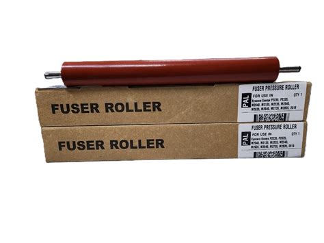 Printer fuser roller. The roller is built to meet standard specifications for co...