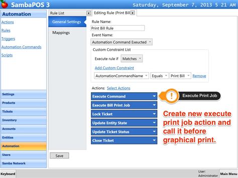 Printer sorunu. SambaPOS V3. 