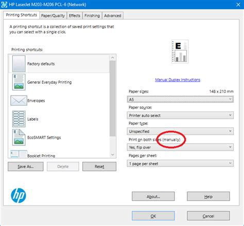 Printing as A5 instead of A4 - HP Support Community