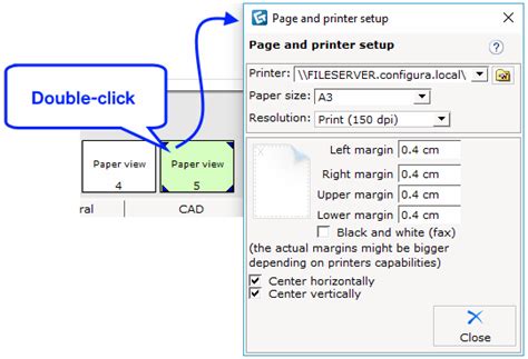 Printing from Paper View – Configura Help Center