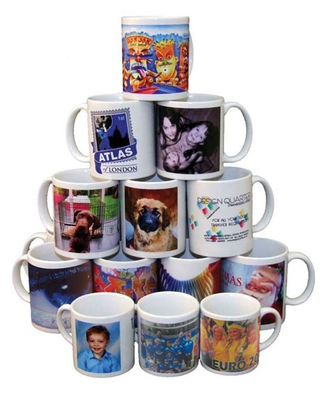 Printing mugs. .  ...