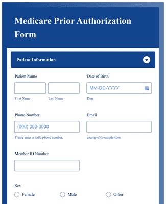 Prior Authorization Form For Medicare Plus Blue Universal Network