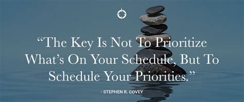 Prioritizing your Schedule Vs. Scheduling your Priorities