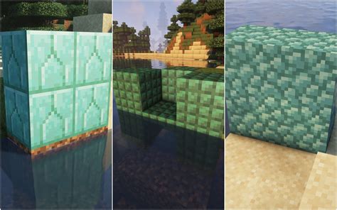 Dec 10, 2020 · The texture of a prismarine block is similar to that of Cobblestone, except it is colored green, and includes an animated effect across its surface: its cracks change between green, blue, purple, and indigo. The full cycle takes about 5 1 ⁄ 2 minutes. As of 1.13, it can be used to craft prismarine slabs and prismarine stairs. Crafting 