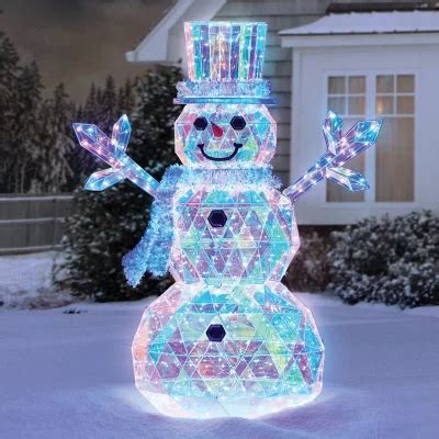 Member's Mark 84" LED Pop-Up Twinkling Snowman with Chasing Snowflakes. Item # --Model # 67-290. Current price: $0.00. Shipping. Not available. Highlights. 84" LED pop-up twinkling snowman with chasing snowflakes; 260 twinkling LED lights, including 30 chasing lights; Coated metal frame with pop-up construction;. 