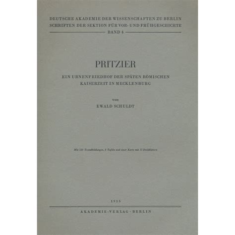 Pritzier, ein urnenfriedhof der späten römischen kaiserzeit in mecklenburg. - Lösungen zur einführung in das handbuch für lebensmitteltechnik.