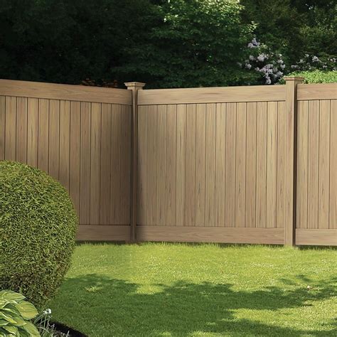 Gates sold separately: Pembroke privacy fence single gate (SWPR-T&G11.3-4X42.625) (317831886) and Pembroke privacy fence double gate (DWPR-T&G11.3-4X42.625) (317831892) Fence panel can accommodate a slope of 5 in. over 8 ft., if installed using the racking method, it can accommodate a larger grade if installed using the stepping method, refer .... 