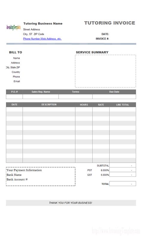 Private Practice Invoice Template Cards Design Templates