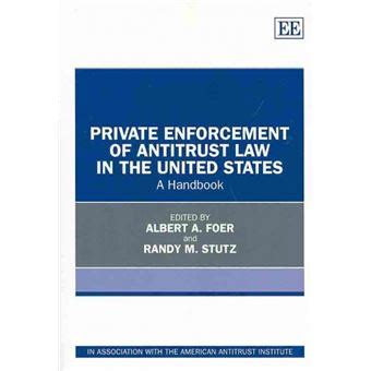 Private enforcement of antitrust law in the united states a handbook. - Overview of alternative dispute resolution adr a handbook for corps.