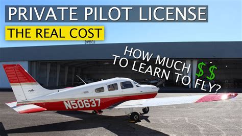 Private pilot license cost. A flight lesson costs about $250 and a ground lesson will be about $70 which translates to $2,000 – $3,000 per month over the course of your training (about 5-6 ... 
