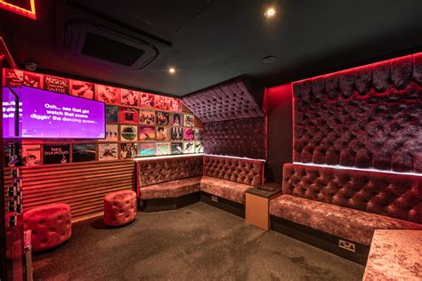 Private room karaoke. The private karaoke rooms can fit up to 20 people, but the lounge has public karaoke if you want to perform in front of a crowd. Find information on reserving your room or table here. 