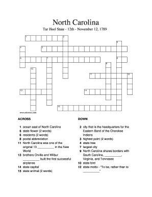 The Crossword Solver found 30 answers to "North Carolin
