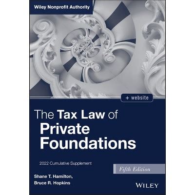 Read Private Foundations 5Th Edition  Website Tax Law And Compliance By Bruce R Hopkins