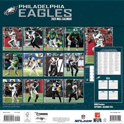 Pro Team Calendars Philadelphia Eagles Calendars
