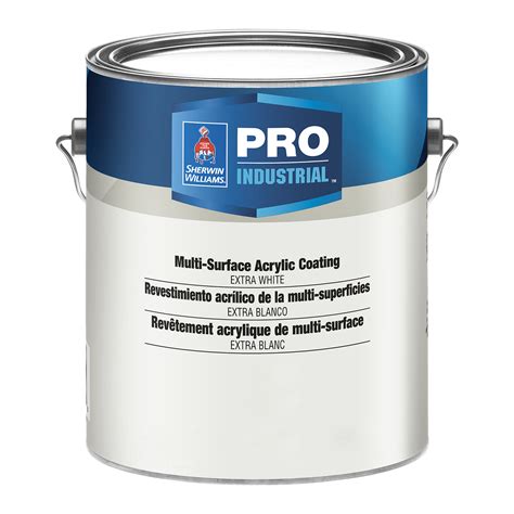 Pro industrial acrylic. Pro Industrial Acrylic is an ambient cured, single component 100% acrylic coating. It is designed for interior and exterior industrial and commercial applications. Chemical Resistant. Outstanding early moisture resistance. Flash rust-early rust resistance. Suitable for use in USDA inspected facilities. 