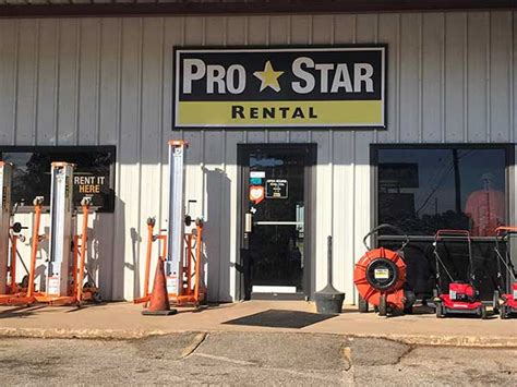 Pro Star Rental, formerly known as A-1 Rent All and AAA Rental, has eight rental locations throughout Texas. The first location was established in 1997. Since then, new stores have been added in Longview, Tyler, Nacogdoches, Waxahachie, Waco, Wichita Falls, Belton, and Dallas.. 