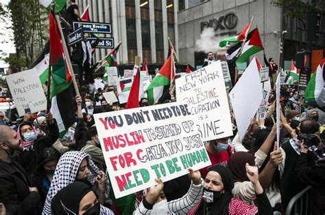 Pro-Palestine rally at Meta headquarters in response to alleged shadow banning 