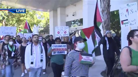Pro-Palestinian rally held at Broward College in Davie