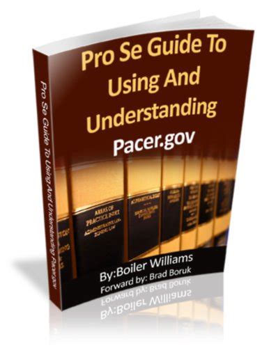 Read Pro Se Guide To Using And Understanding Pacergov By Boiler Williams