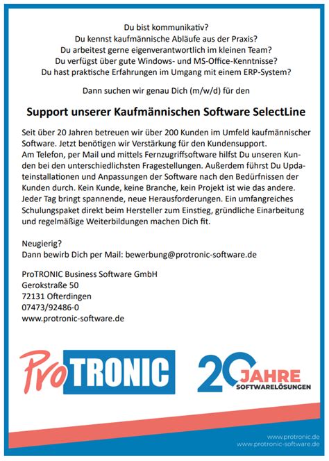 ProTRONIC Business Software GmbH - Posts Facebook