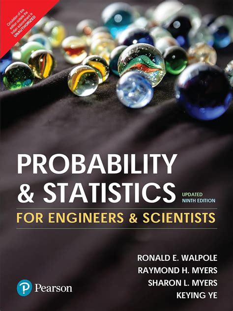 Probability And Statistics For Engineers Scientists By Walpole Myers 9th Ed