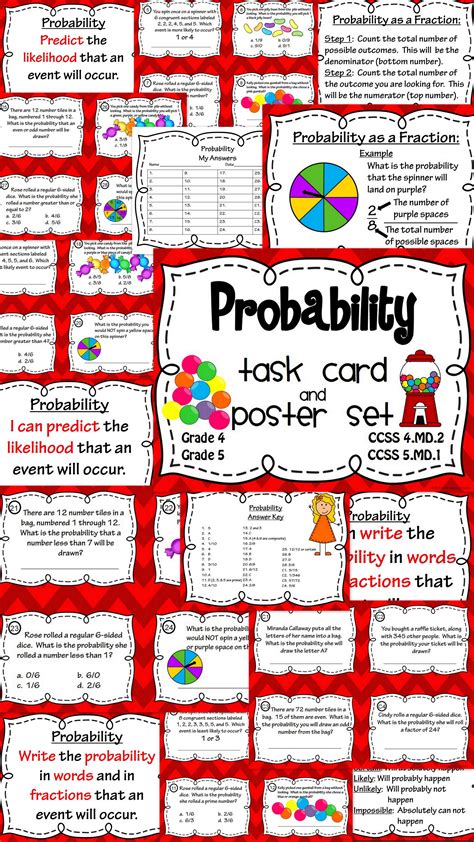 Probability Mega Pack Probability Activities Probability Math Learning Math